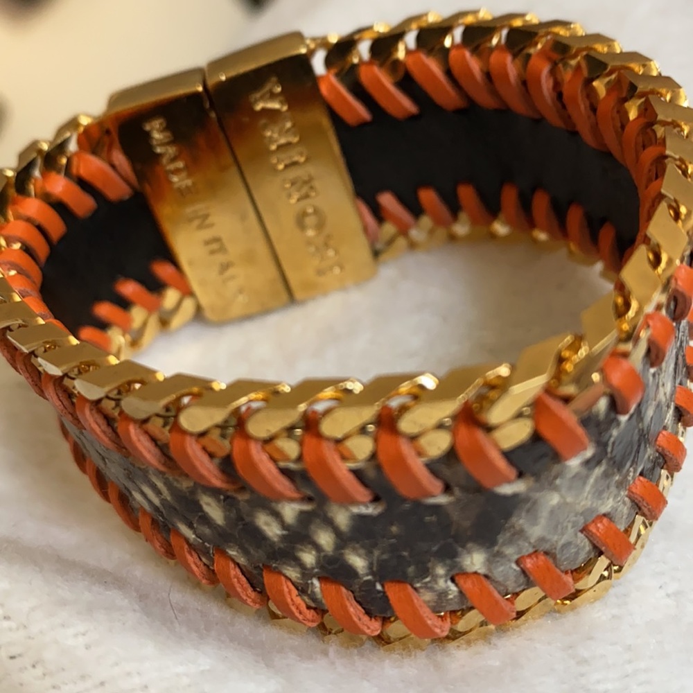 Ikonita Wild Collection Leather Python Bracelet - image 2
